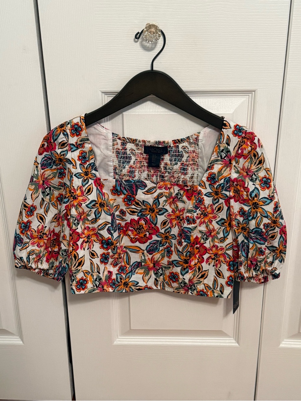 Rachel Rachel Roy Floral Print Puff Sleeve Top and Skirt Set - Picture 2 of 7